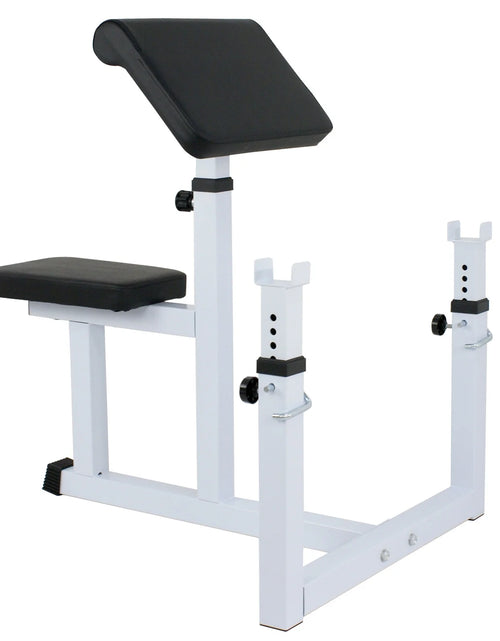 Load image into Gallery viewer, Adjustable Preacher Curl Bench Bicep Curl Weight Bench Max.550Lbs Home Gym Fitness Equipment
