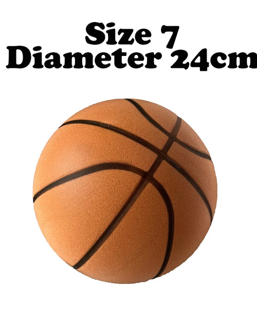 Load image into Gallery viewer, Grooved Silent Basketball 29.5&#39;&#39;/27.5&#39;&#39;Foam Basketball Indoor Training Silent Ball Dribbling Quietly Bounce Basketball No Noise
