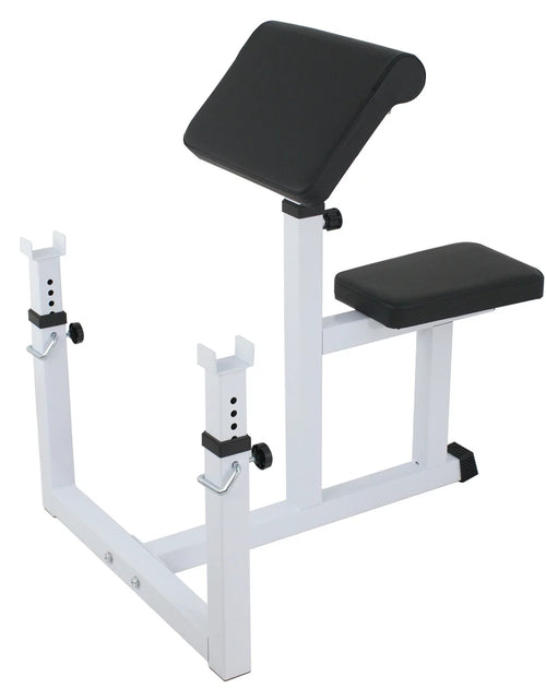 Load image into Gallery viewer, Adjustable Preacher Curl Bench Bicep Curl Weight Bench Max.550Lbs Home Gym Fitness Equipment
