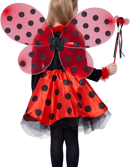 Load image into Gallery viewer, Ladybug Costume Ballerina Beetle Wings Fancy Dress up Outfit Ladybird Suit
